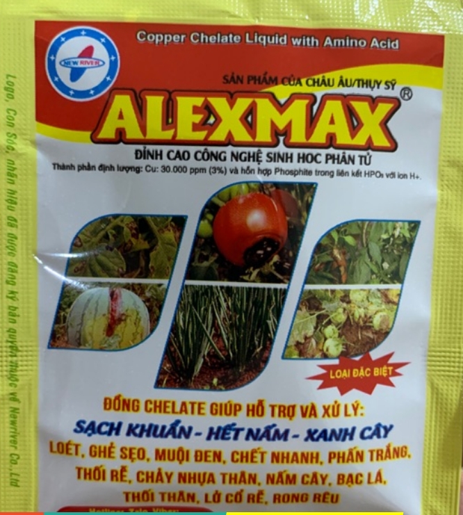 Dung dịch phân bón vi lượng đồng nước Alexmax 10ml từ Châu Âu