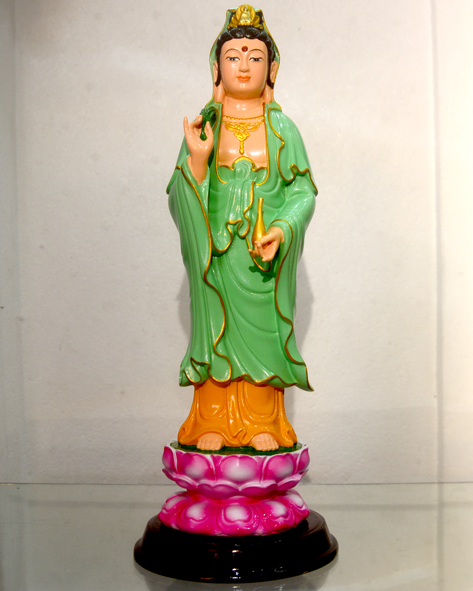 [HCM]Tượng Ngài Quan Thế Âm Bồ Tát đứng cao 26cm-Nhiều mẫu