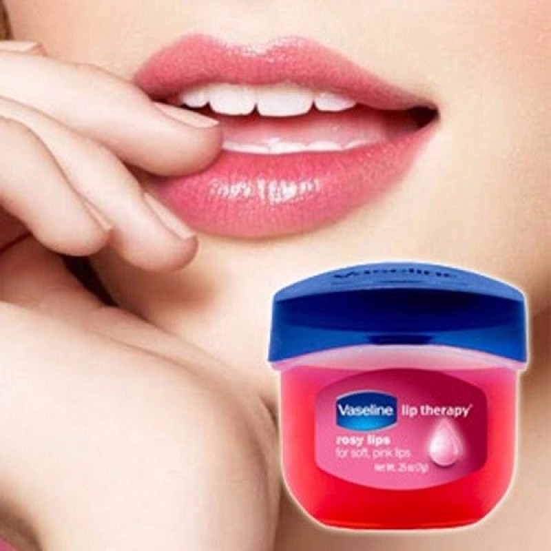 T- COBMO 2 HỘP SON DƯỠNG HỒNG MÔI TRỊ THÂM MÔI Vaseline Rosy lips