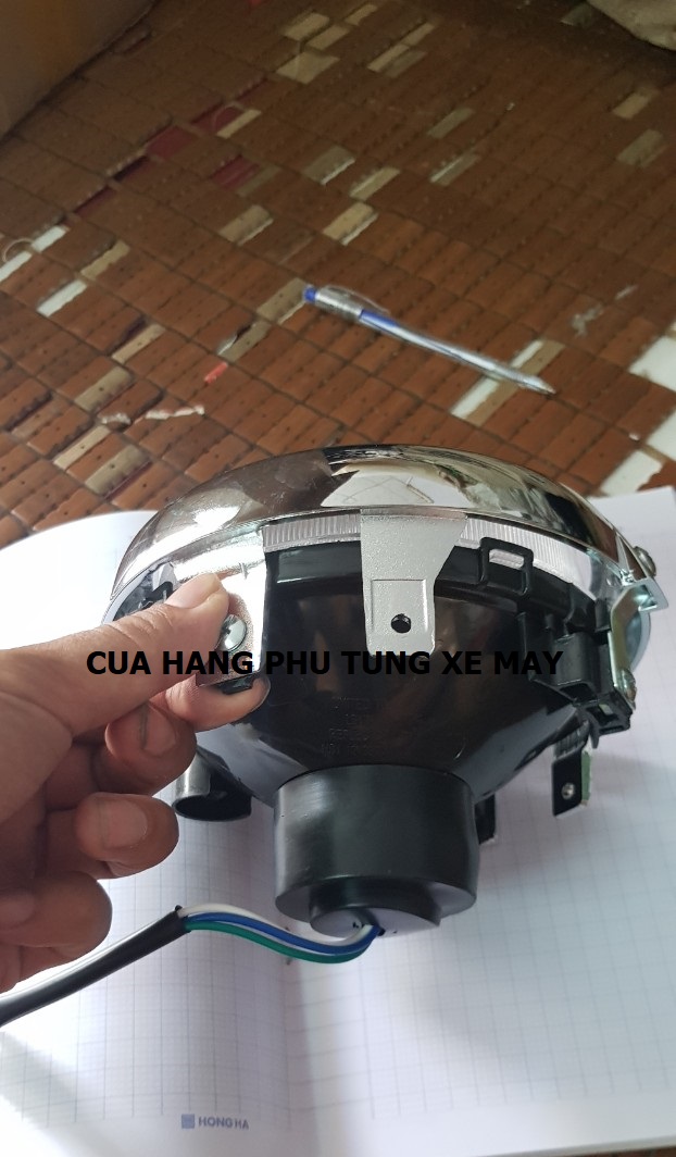 Pha đèn gắn xe Cub đời mới bền, đẹp