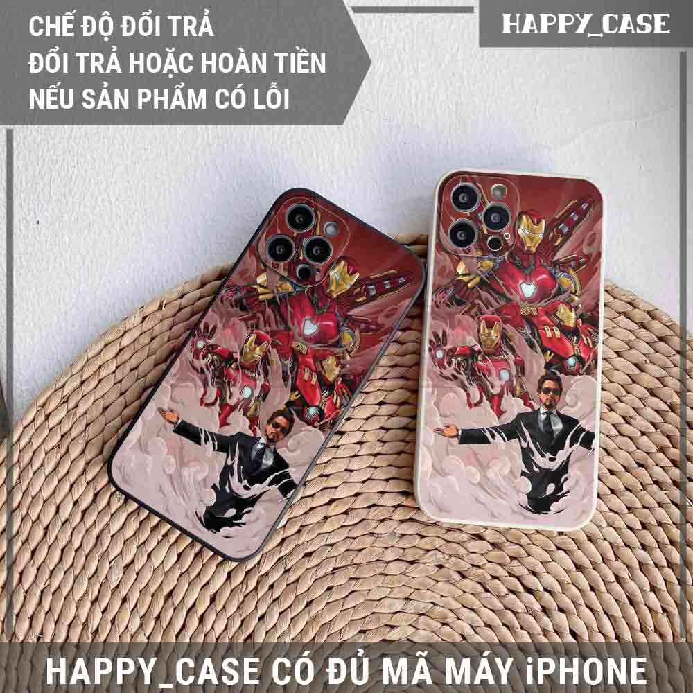 Ốp iPhone HR085 Hình Dàn Sắt Man Chống Sốc iPhone Happy Case