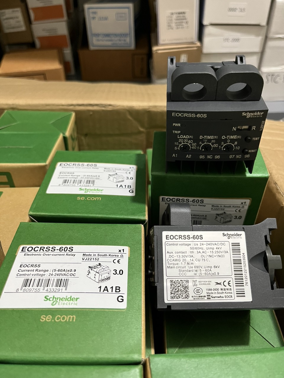 Rơle bảo vệ dòng điện schneider eocrss, eocrss-05s, eocrss-30s, eocrss-60s