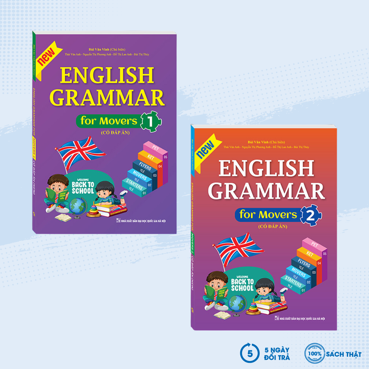 Sách - combo english grammar for movers 1 + 2 - mt - newshop