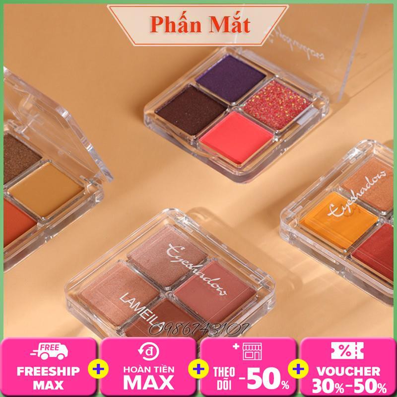 Bảng phấn mắt Lameila 4 ô màu