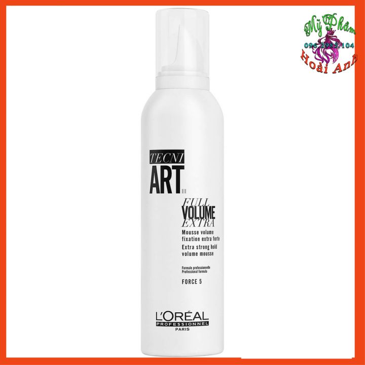 [LOREAL CHÍNH HÃNG] MOUSSE (MÚT) TẠO PHÒNG VÀ GIỮ NẾP TÓC L'OREAL TECNI ART FULL VOLUME EXTRA  250ML