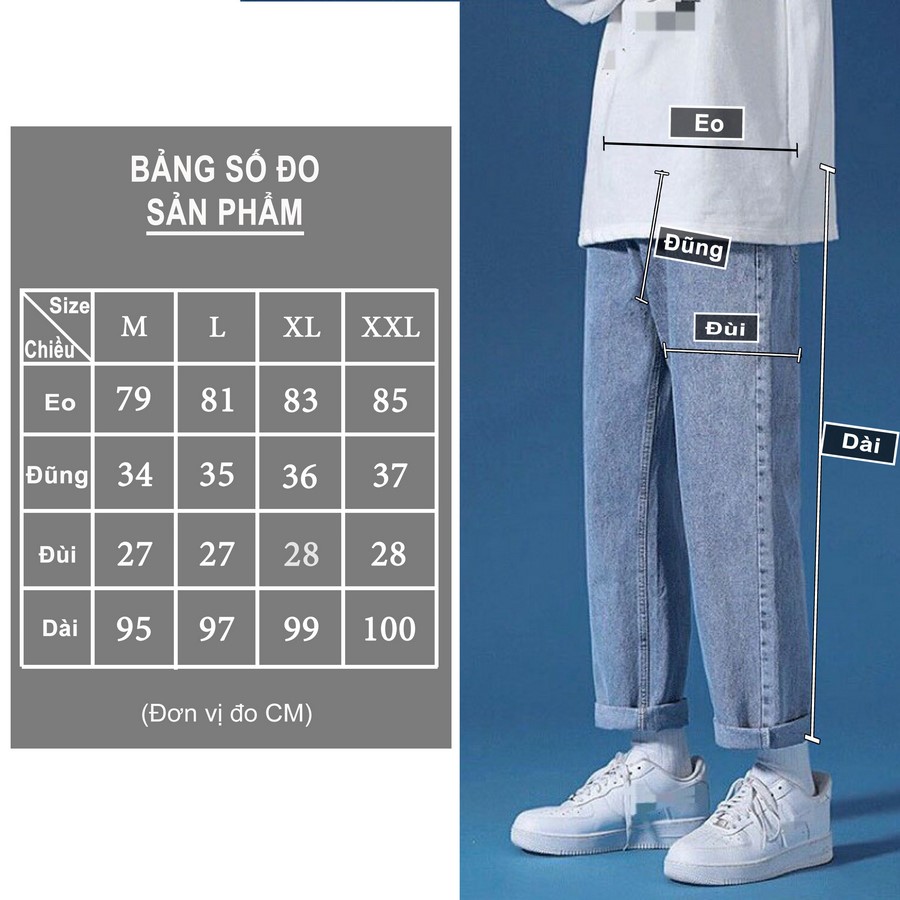 Quần jean baggy nam MĐ QB901