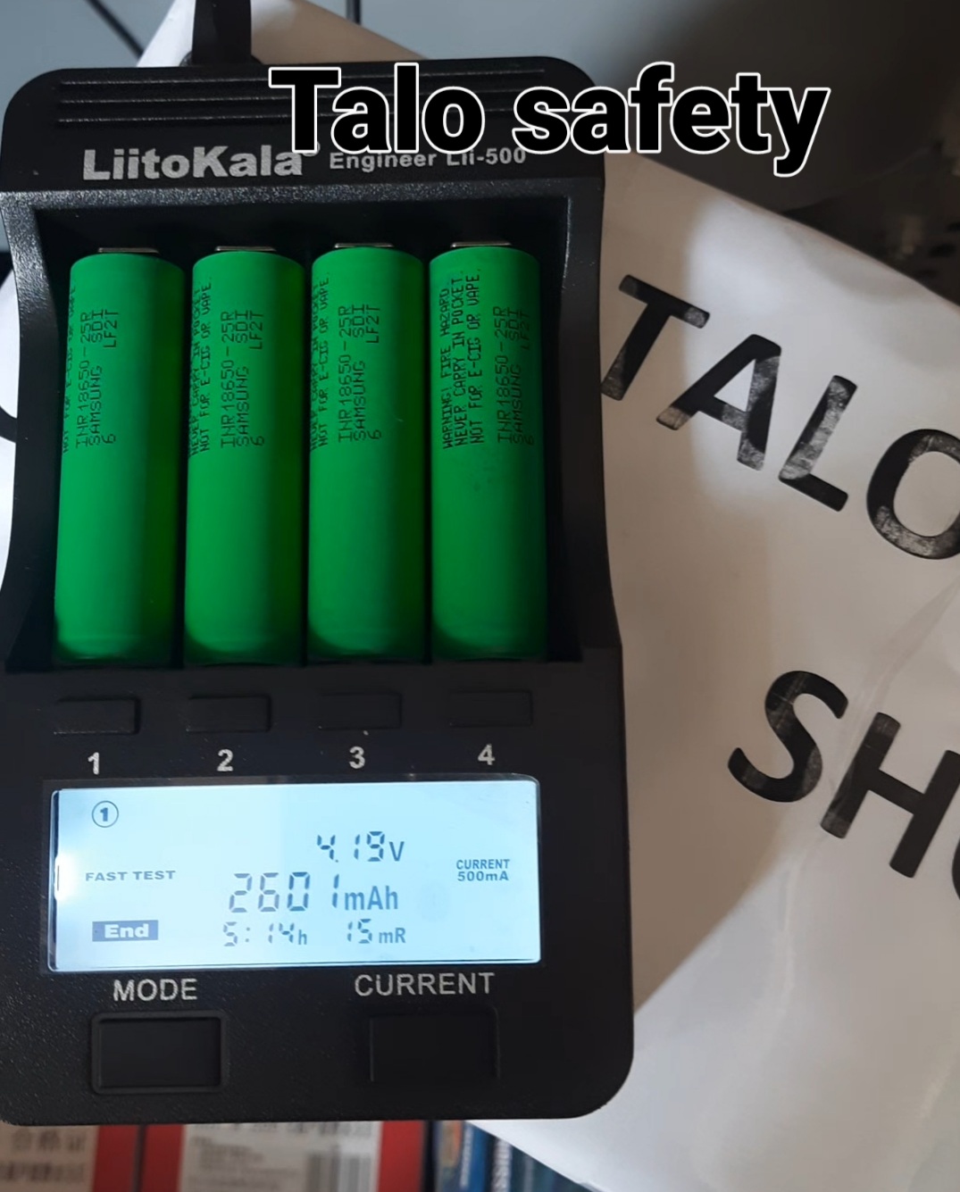 Pin Sạc18650 SS25R 18650 3.7v