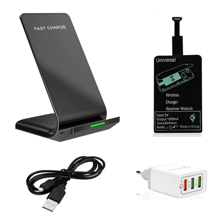 Combo sạc không dây cao cấp cho điện thoại Android đầu sạc Micro USB - ATDTECH