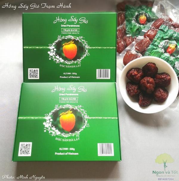 HỒNG SẤY GIÓ TRẠM HÀNH 500g (Hộp)