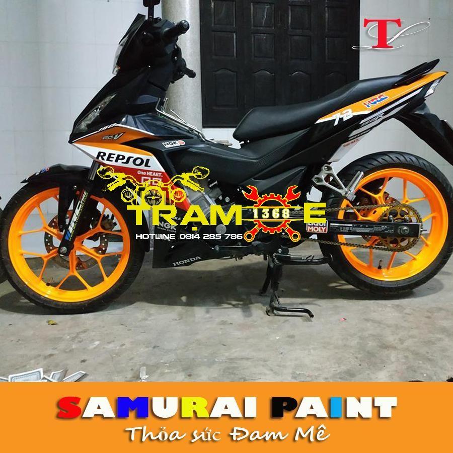 SƠN SAMURAI MÀU CAM NGỌC TRAI H351P