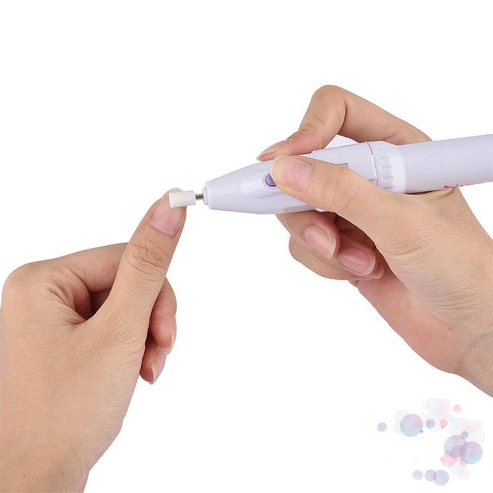 Máy mài móng mini kèm 5 đầu mài, nhỏ gọn, tiện lợi