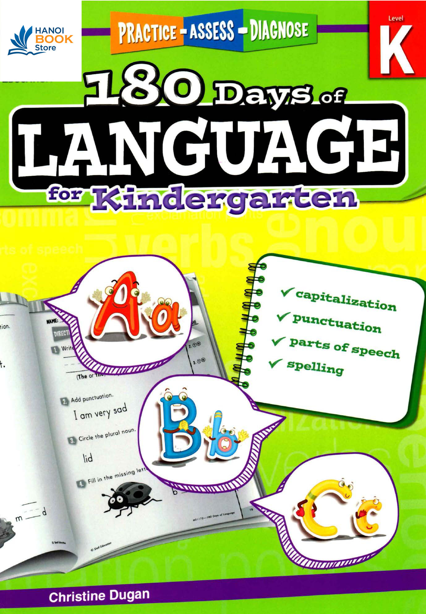 180 DAYS OF LANGUAGE FOR KINDERGARTEN LEVEL K-6
