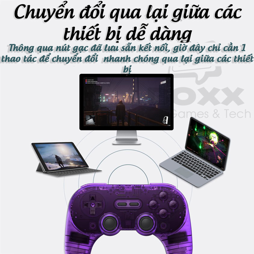 Tay cầm chơi game Bluetooth 8Bitdo Pro 2