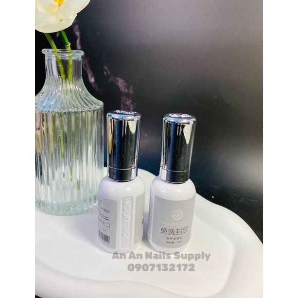 Base top cứng móng hoa hồng mẫu mới 20ml