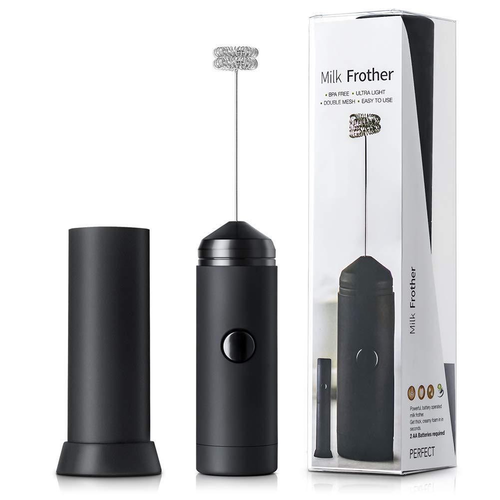 Máy Đánh Trứng, Tạo Bọt Sữa,Cafe Mini Cầm Tay Đa Năng [ Kem Hộp Đen ]