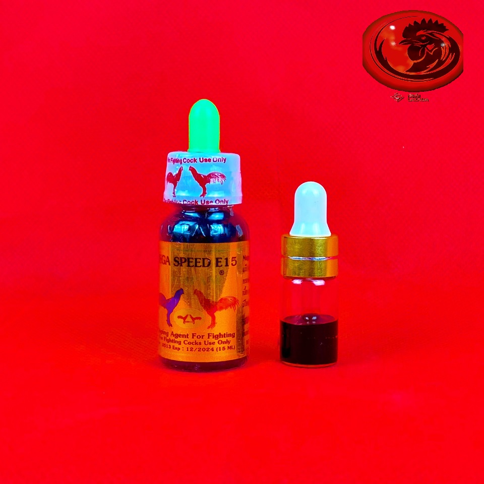 MEGA SPEED E15 tăng bo, tải cựa dành cho gà đá CHIẾC LẼ 1ML