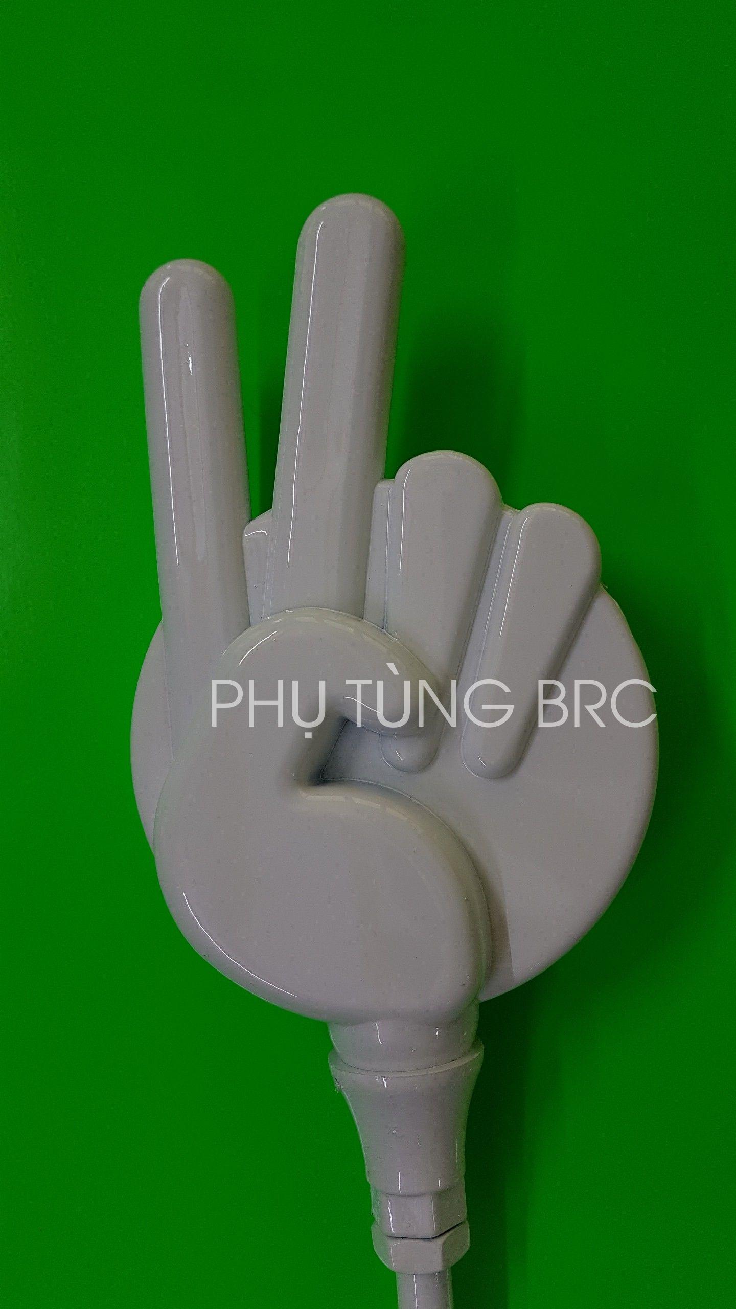 Gương chiếu hậu ngón tay màu trắng