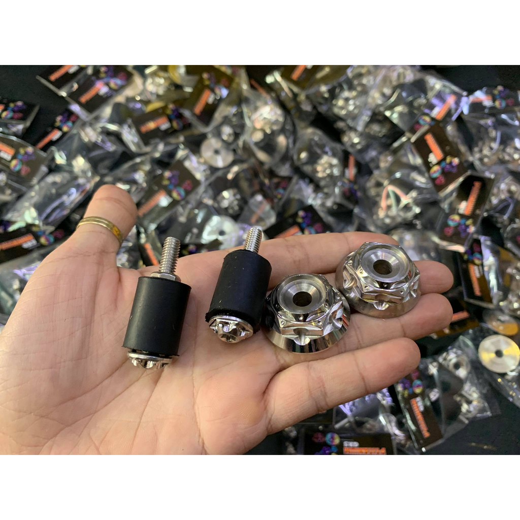 [HCM]Cặp Gù Salaya mẫu S3 chuẩn Inox 304 gồm tán ốc cao su gù gắn nhiều dòng xe