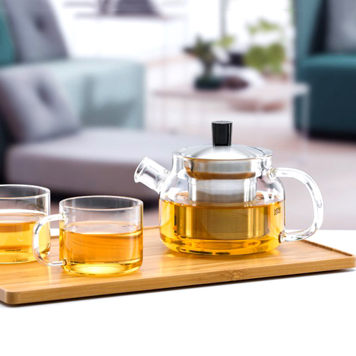 Combo bình lọc trà thủy tinh Samadoyo S048A209