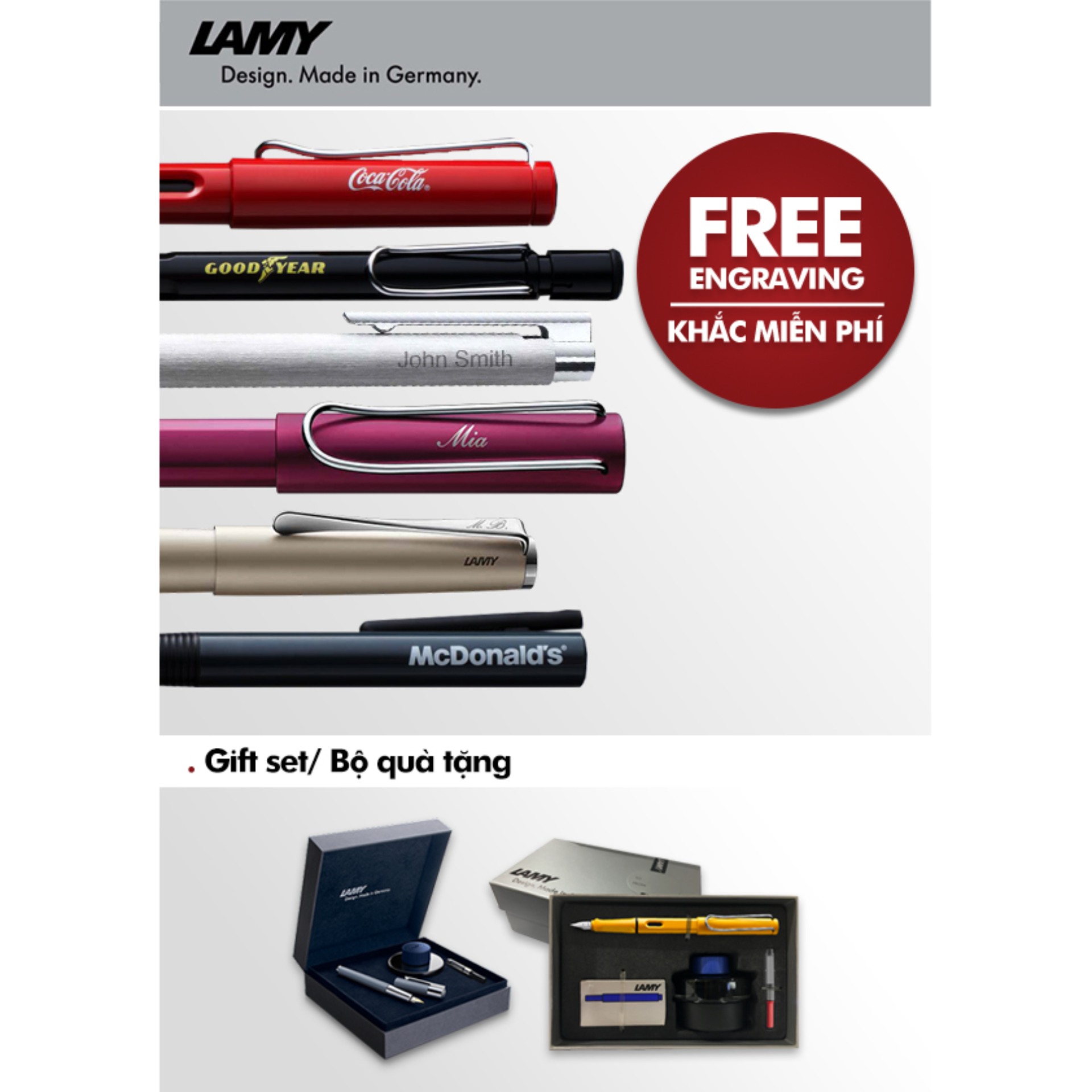 Bút máy cao cấp LAMY aion Black (077)-