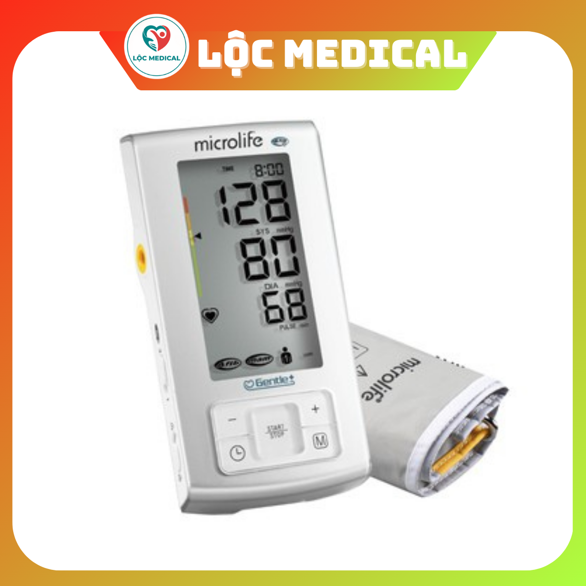 Máy đo huyết áp bắp tay Microlife A3 Basic (Trắng) bảo hành 5 năm