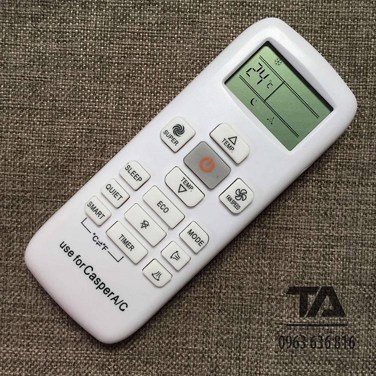 Remote máy lạnh Casper ✔ Điều khiển điều hòa Casper