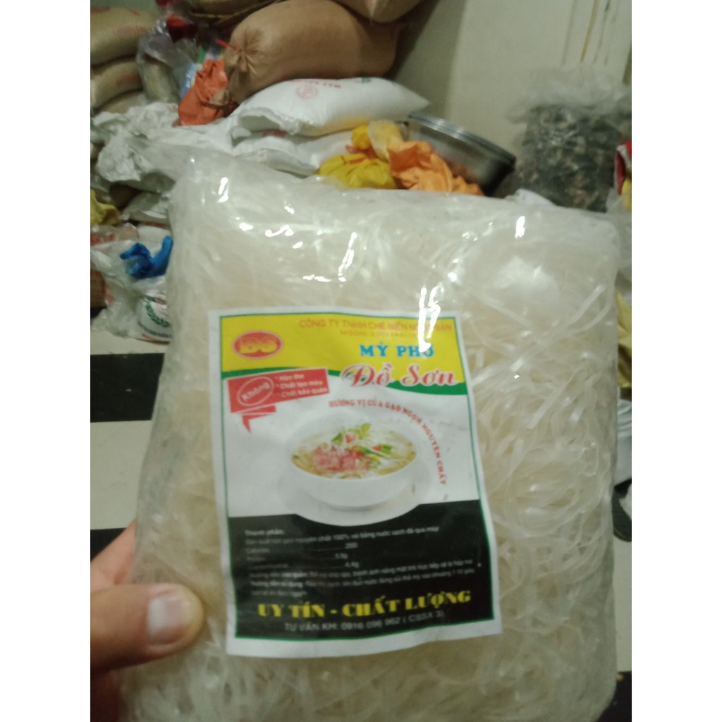 Mì phở Đồ Sơn mềm ngon (300gr) Đại lý gạo Bà Tám