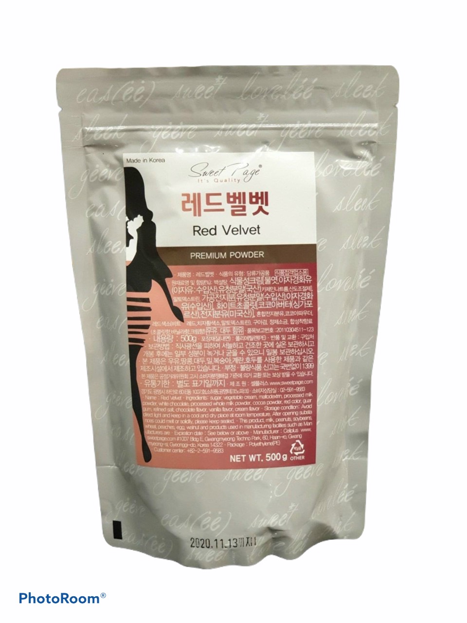 Bột sữa red velvet Sweet Page Hàn Quốc (bột latte red velvet)