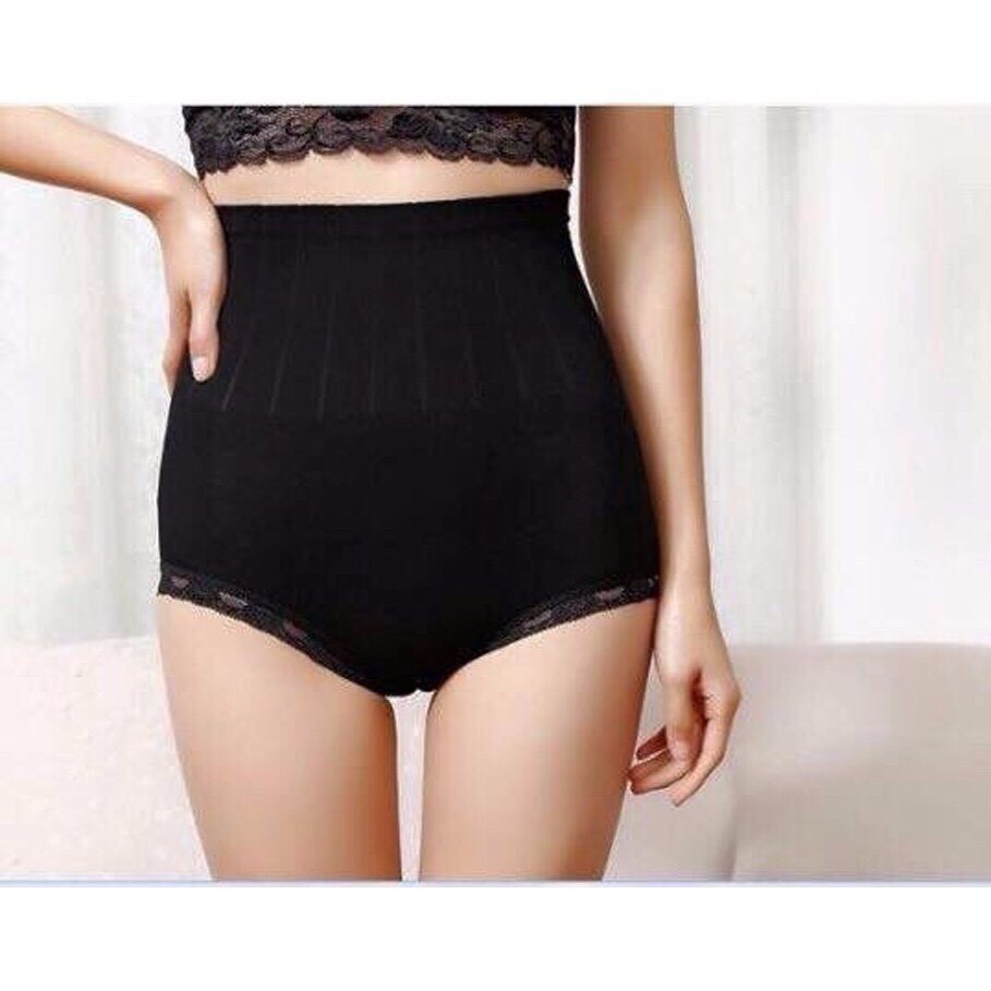 Quần gen bụng - quần lót gen cotton tăm viền ren siêu đẹp mặc hàng ngày