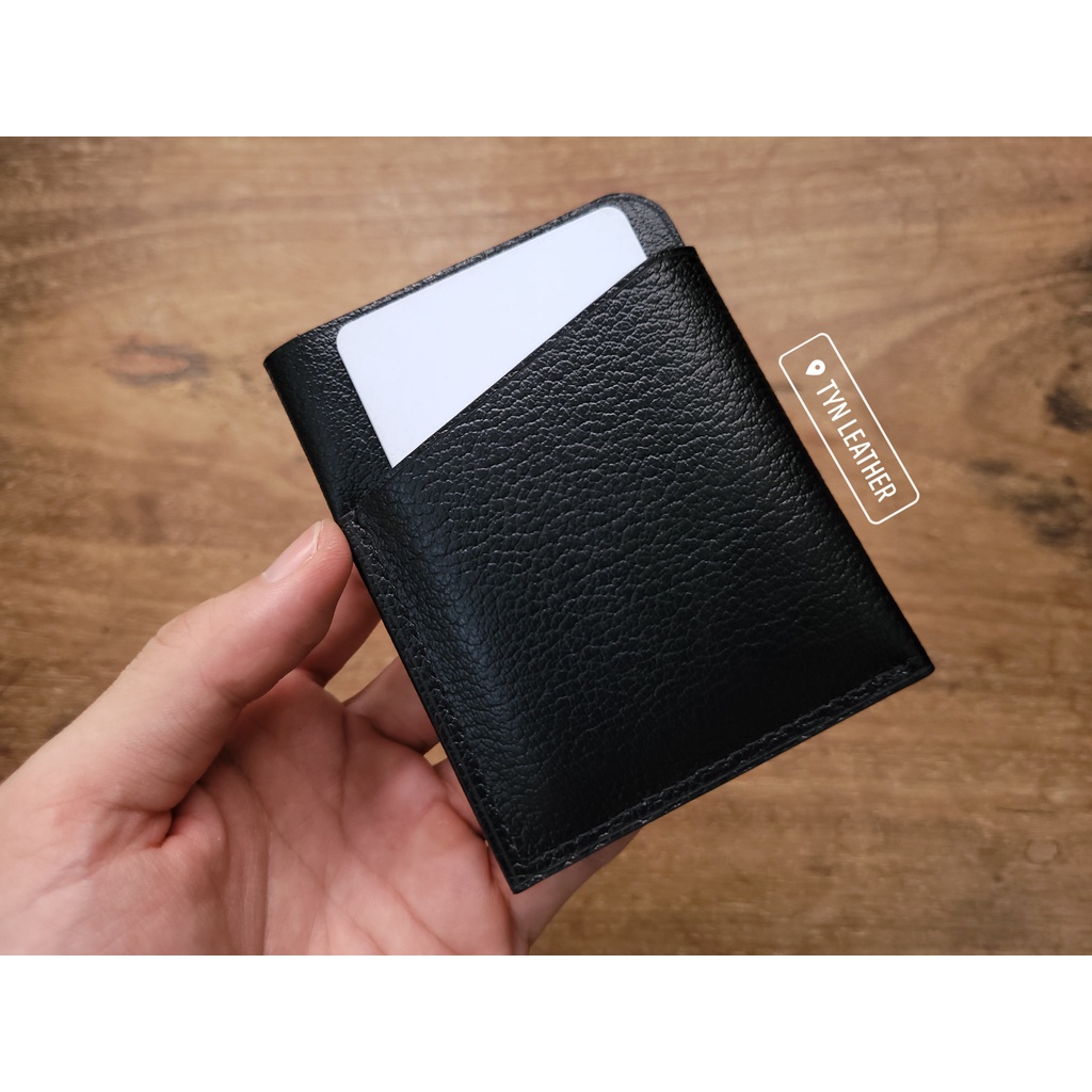 Ví Mini Card Holder Da Bò Thật