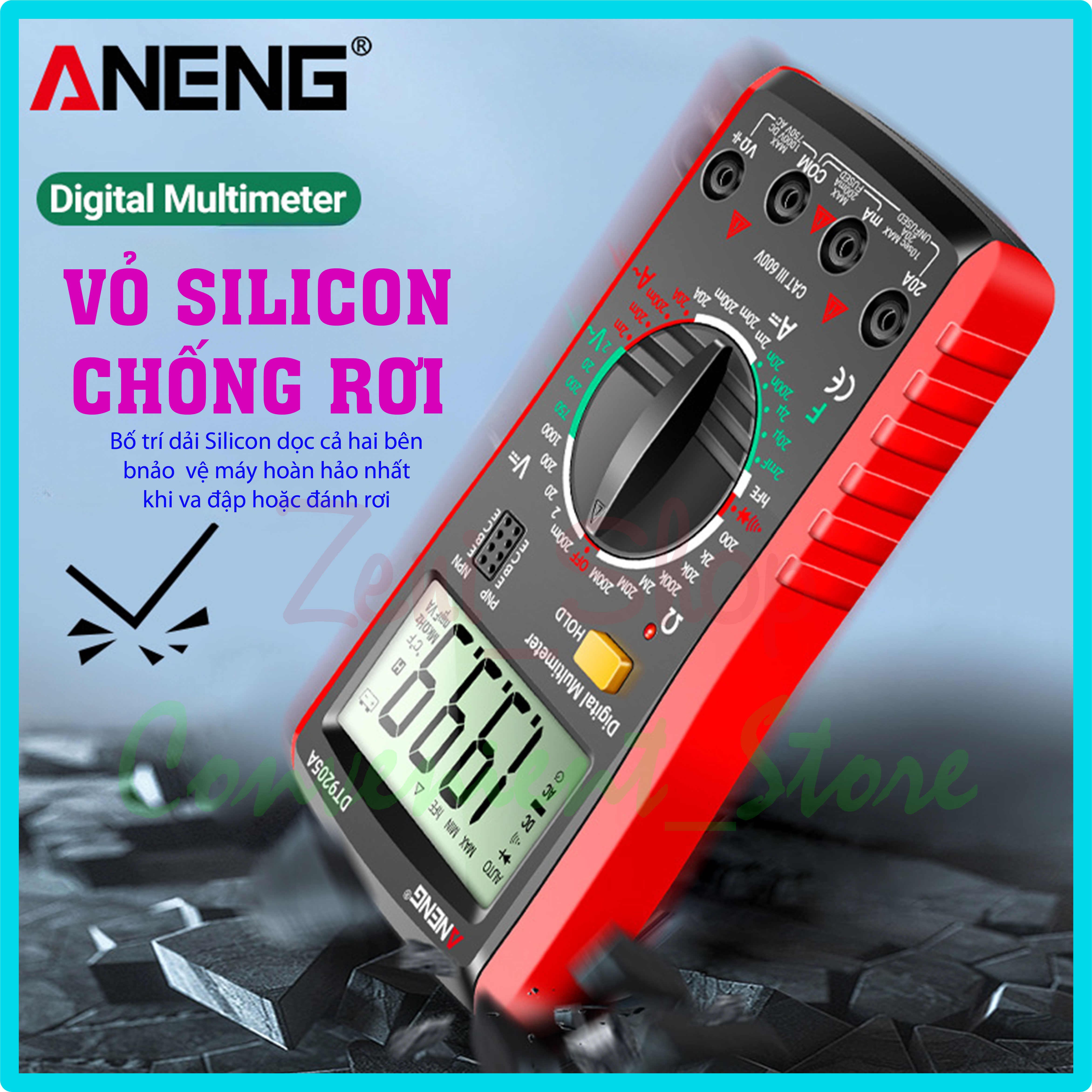Đồng hồ vạn năng ANENG DT-9205A kỹ thuật số