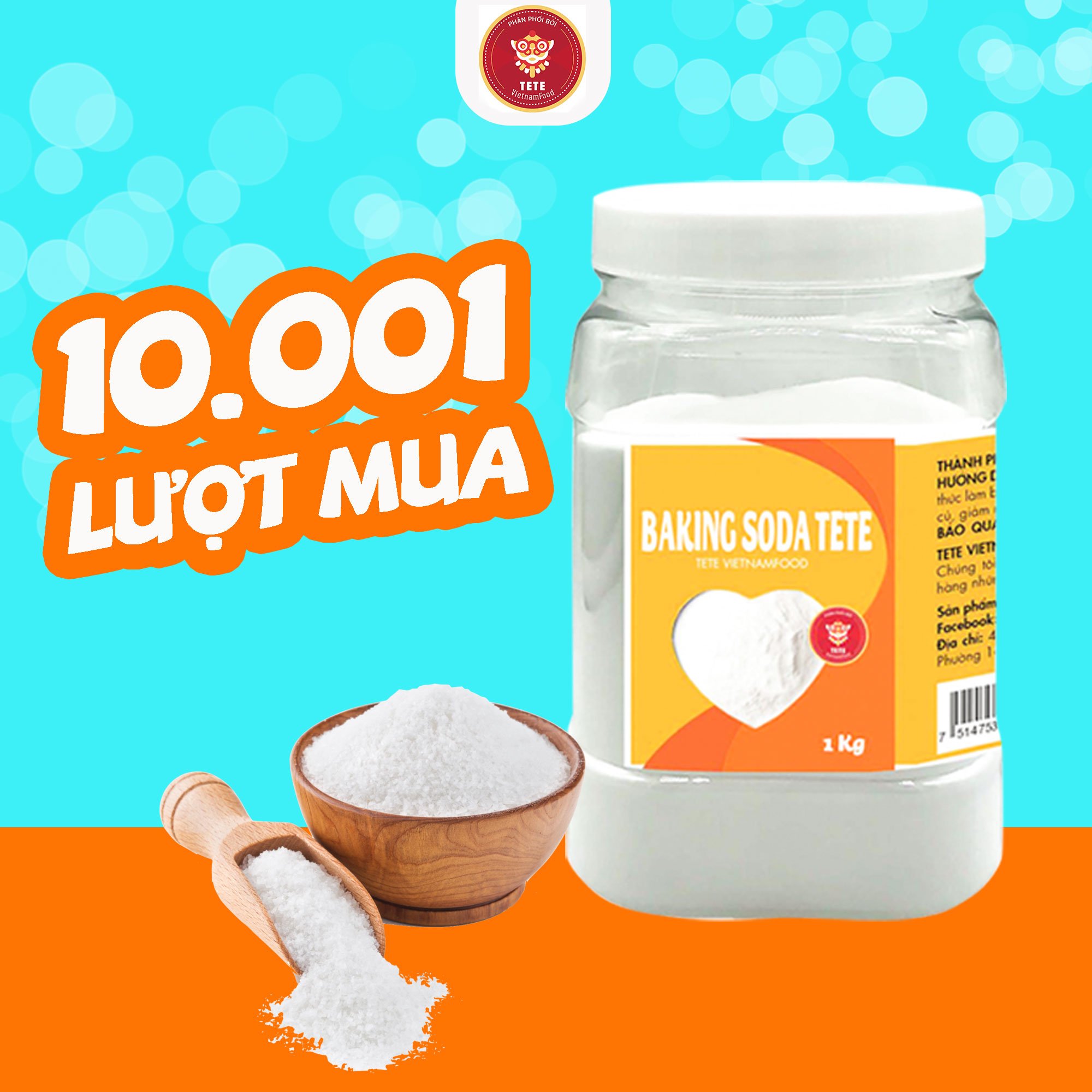 500gram Bột Baking Soda Đa Công Dụng Arm & Hammer TETE