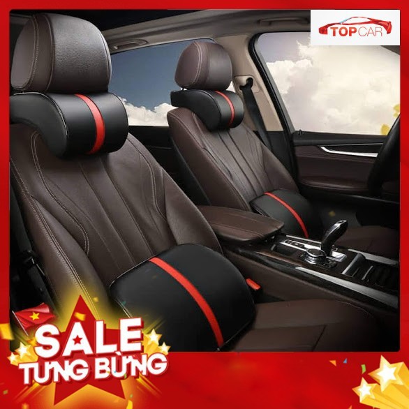 ⚡️BỘ GỐI TỰA ĐẦU + TỰA LƯNG 3D CHẤT LIỆU DA PU CAO CẤP CHO XE HƠI VÀ DÂN CÔNG SỞ⚡️