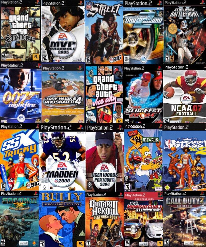 Bộ 6 game ps2 tự chọn