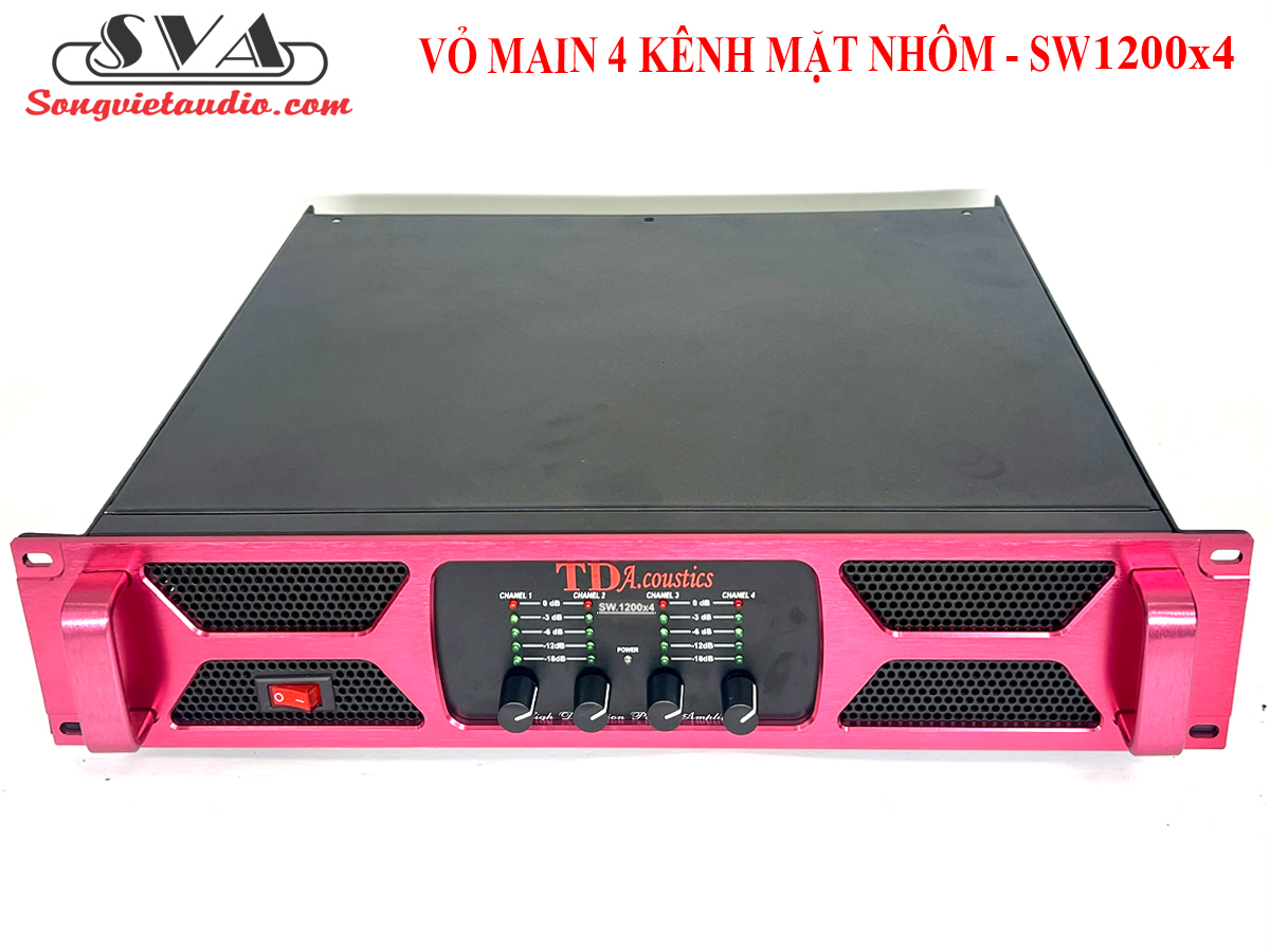 VỎ MAIN 4 KÊNH MẶT NHÔM - SW1200