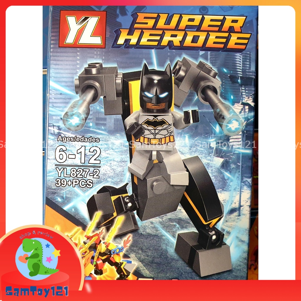 Bộ 8 mô hình lắp ráp Lego SUPER HERO dành cho bé trai