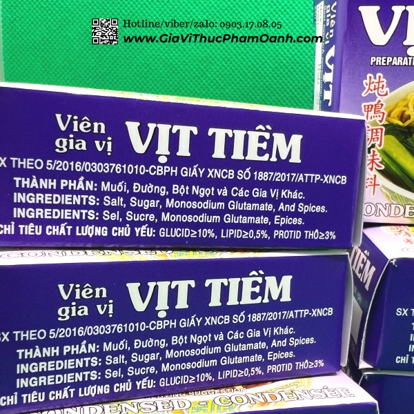 Viên gia vị VỊT TIỀM Bảo Long (Hộp/Set/Lốc/Thùng liên hệ)