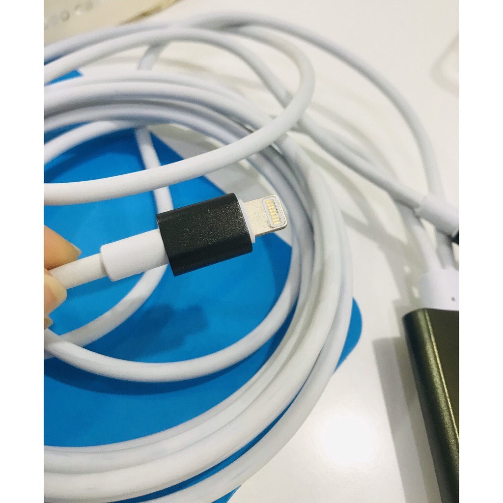 C&aacute;p HDTV CABLE Lightning to HDMI A5-01 cho IOS (iPhone 5/5S, iPhone 6/6S/6Plus, iPad Mini, iPad Air)