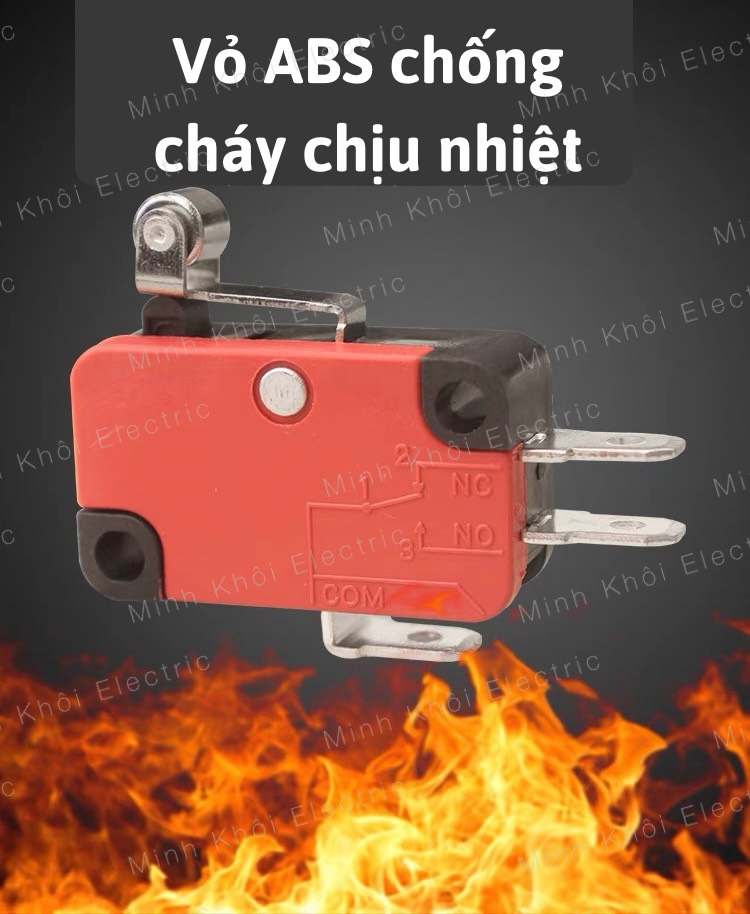 công tắc hành trình T125 có bánh xe