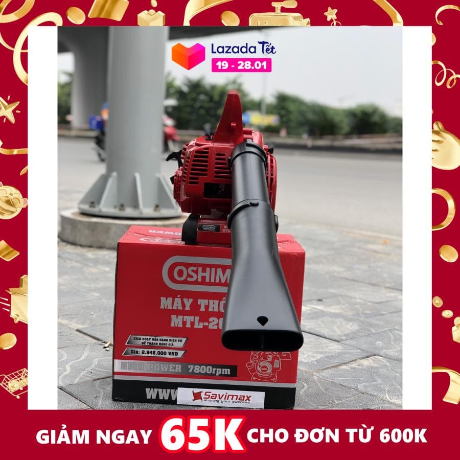 Máy thổi lá, thổi bụi Oshima 26CC bảo hành 12 tháng