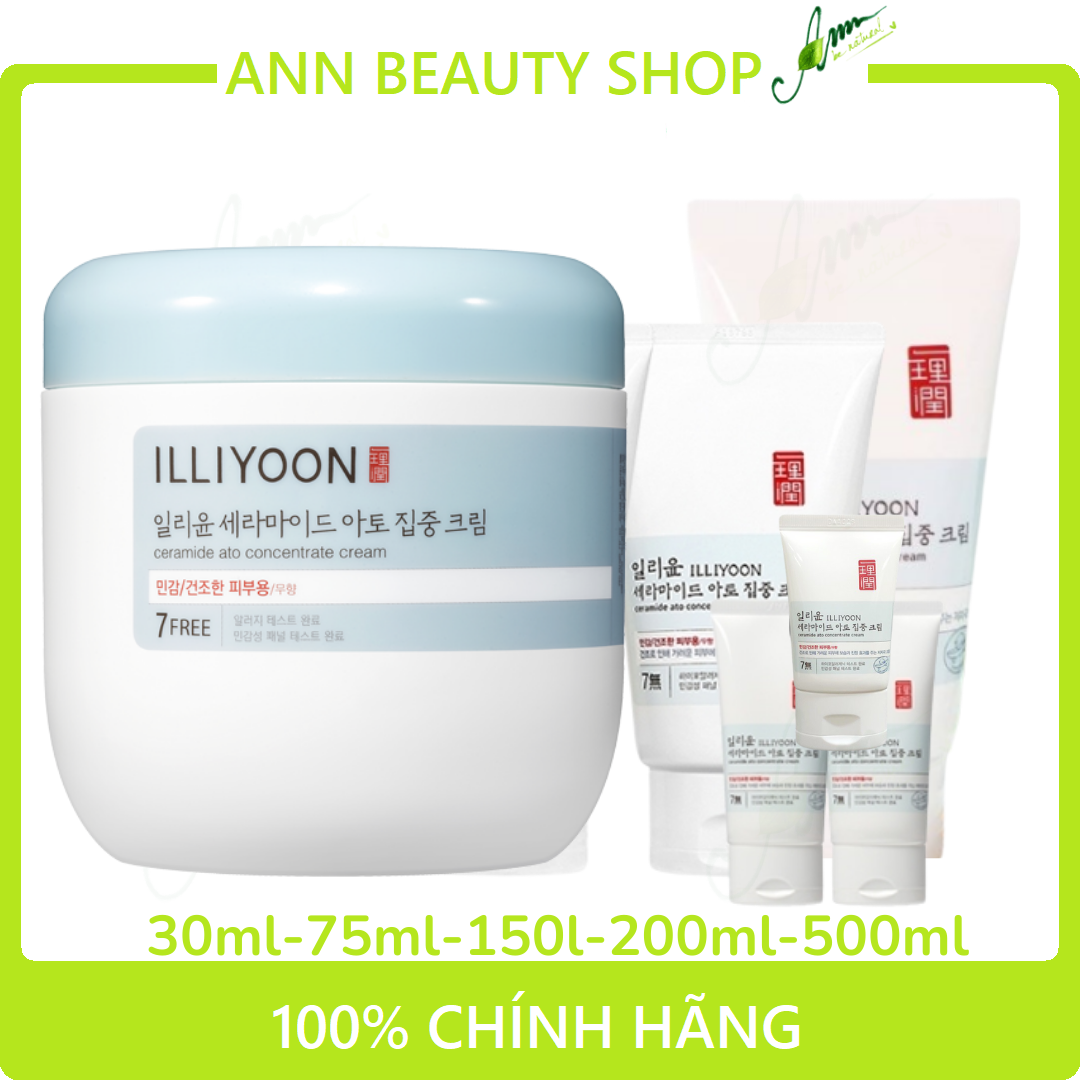 Kem dưỡng da mặt và toàn thân Illiyoon Ceramide Ato Concentrate Cream