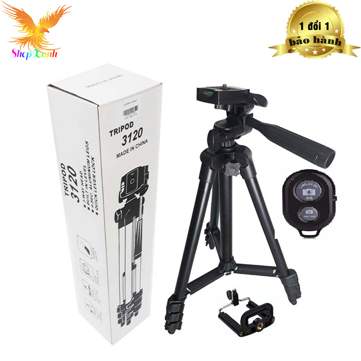 [HCM] [LOẠI MỚI 2021] Chân máy ảnh, Gậy chụp hình Tripod 3120