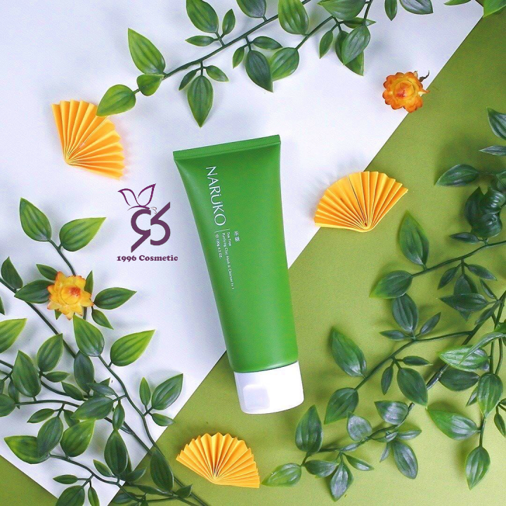 Sữa rửa mặt dạng bùn Naruko trà tràm Tea Tree Purifying Clay Mask and Cleanser in 1 120 gr