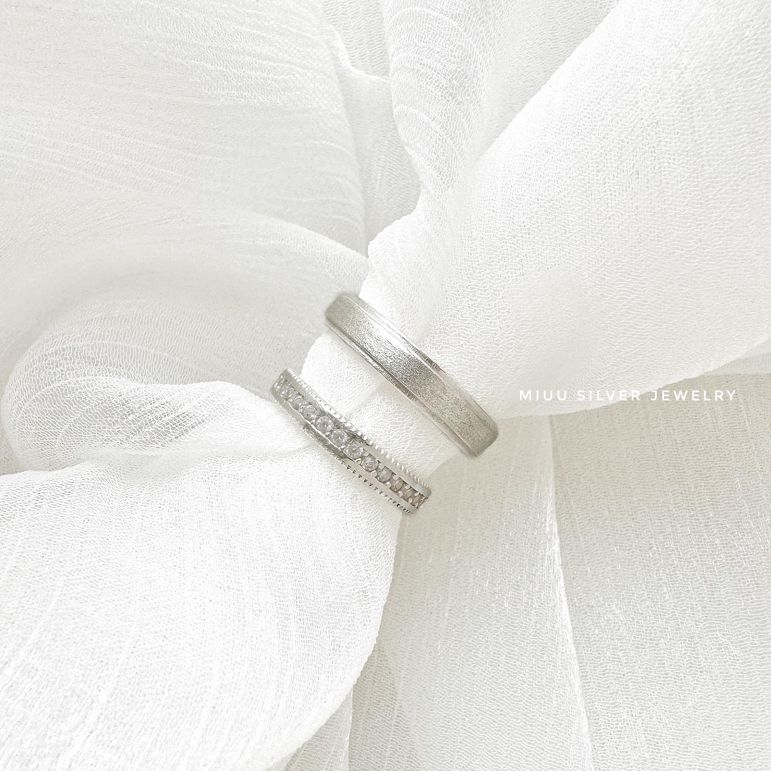 Nhẫn đôi bạc 925 Miuu Silver, nhẫn cặp Giselle