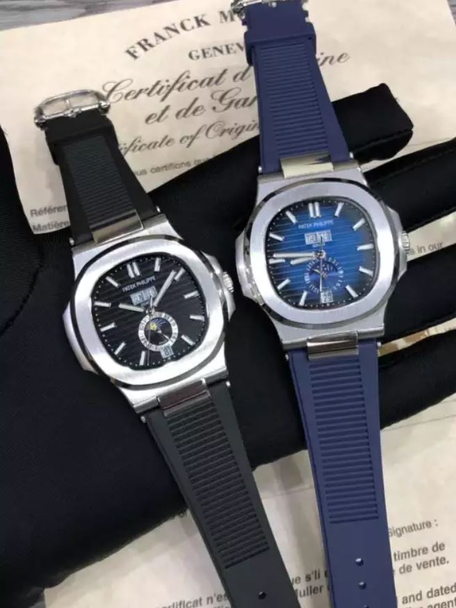 {LAZADA ĐỒNG HỒ HÀNG HIỆU } ĐỒNG HỒ NAM Philippe268 AUTOMATIC NAUTILUS + Thẻ Bảo Hành