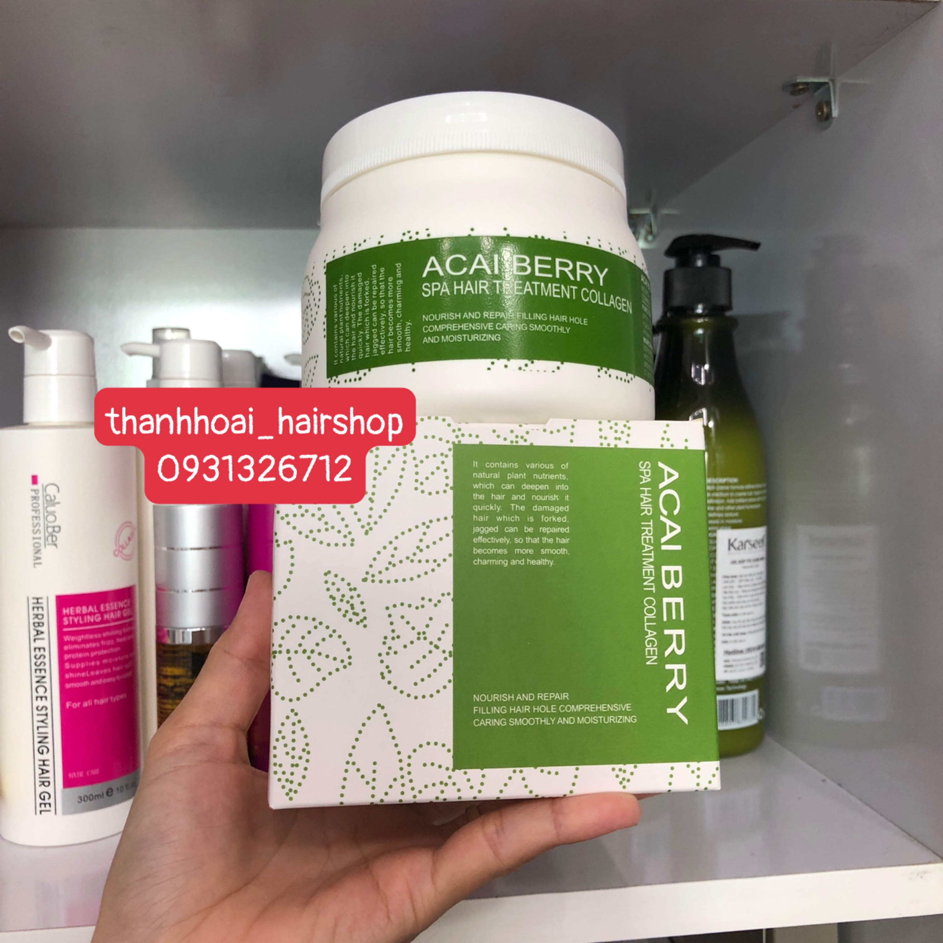[chính hãng] Hấp dầu Collagen phục hồi Acai Beauty 500ml (Pháp)