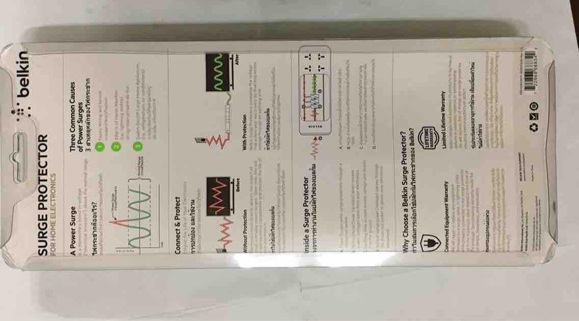 [HCM]Ổ cắm điện BELKIN 4sockets(F9E400th1.8m)
