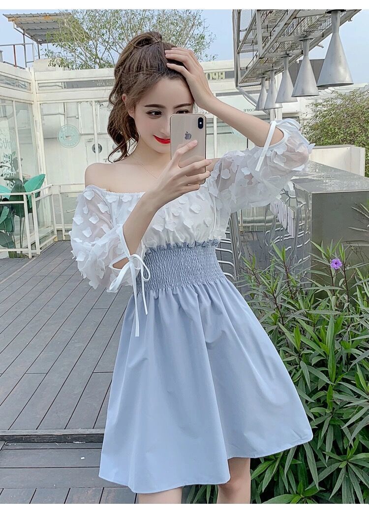 đầm trễ vai hàng  Quảng Châu