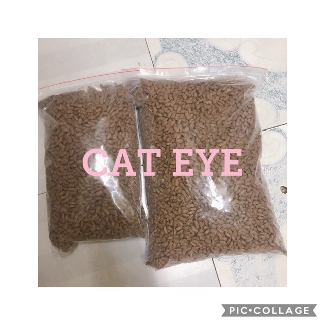 [HCM]Combo 5kg hạt Cateyes túi zip 370k