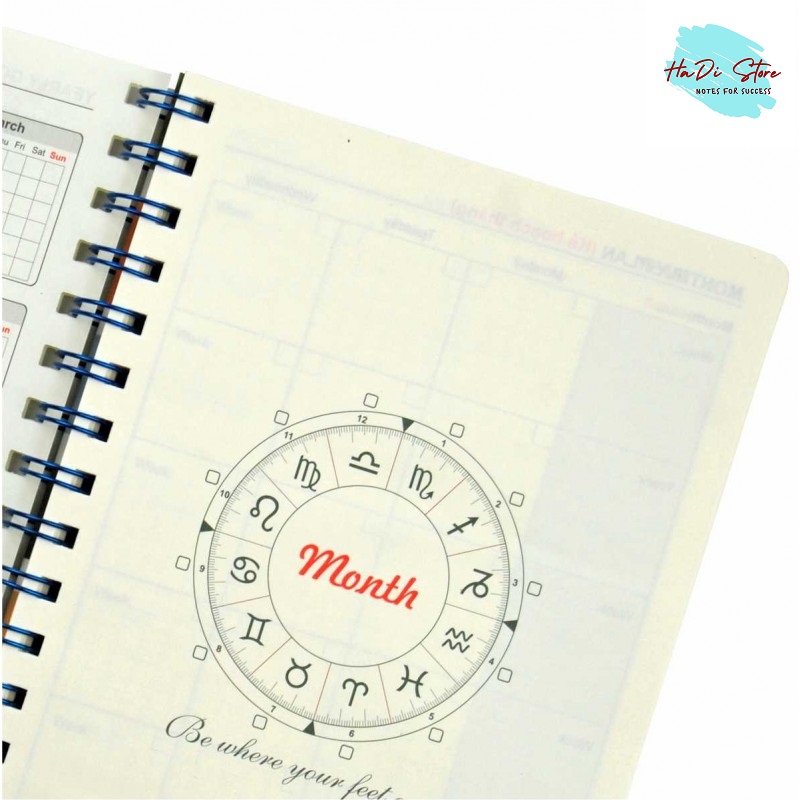 KLONG Sổ lò xo PLANNER A5 - 100 tờ (MS:945)